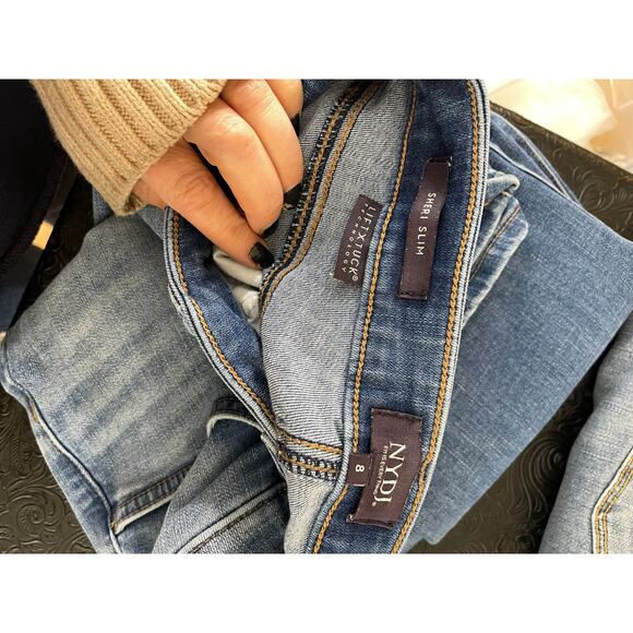 NYDJ Jeans Women's 8 Sheri Slim Medium Wash - Picture 4 of 7